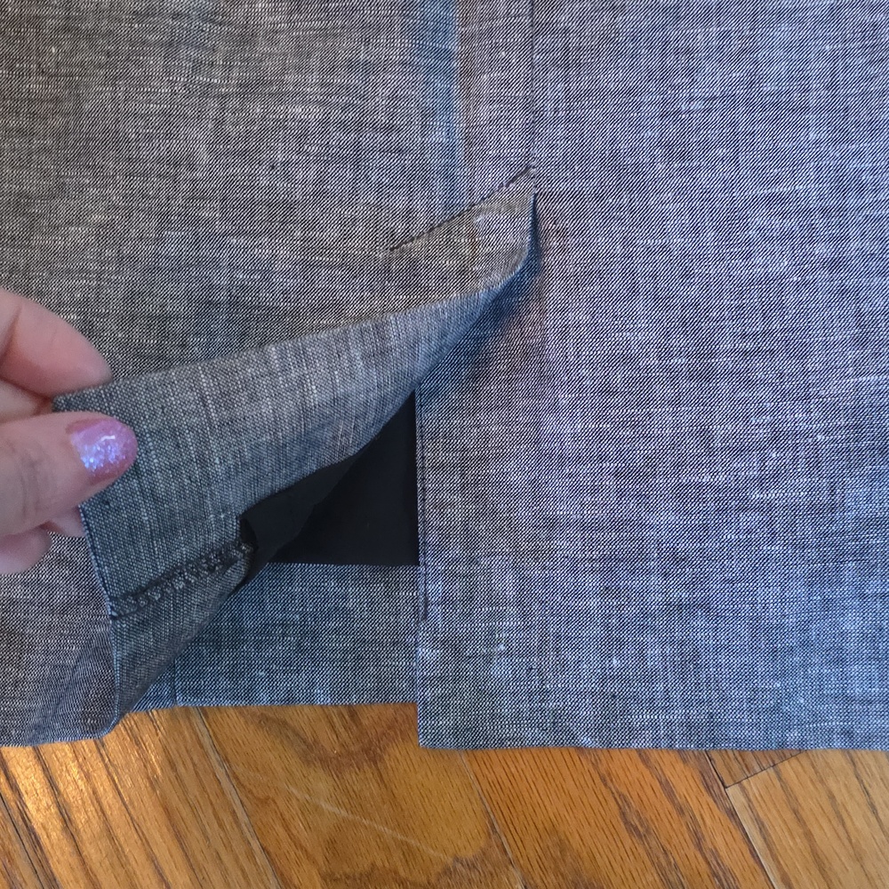 Banana Republic Size 8 Linen A-Line Skirt - BEAUTIFUL! - Picture 7 of 13